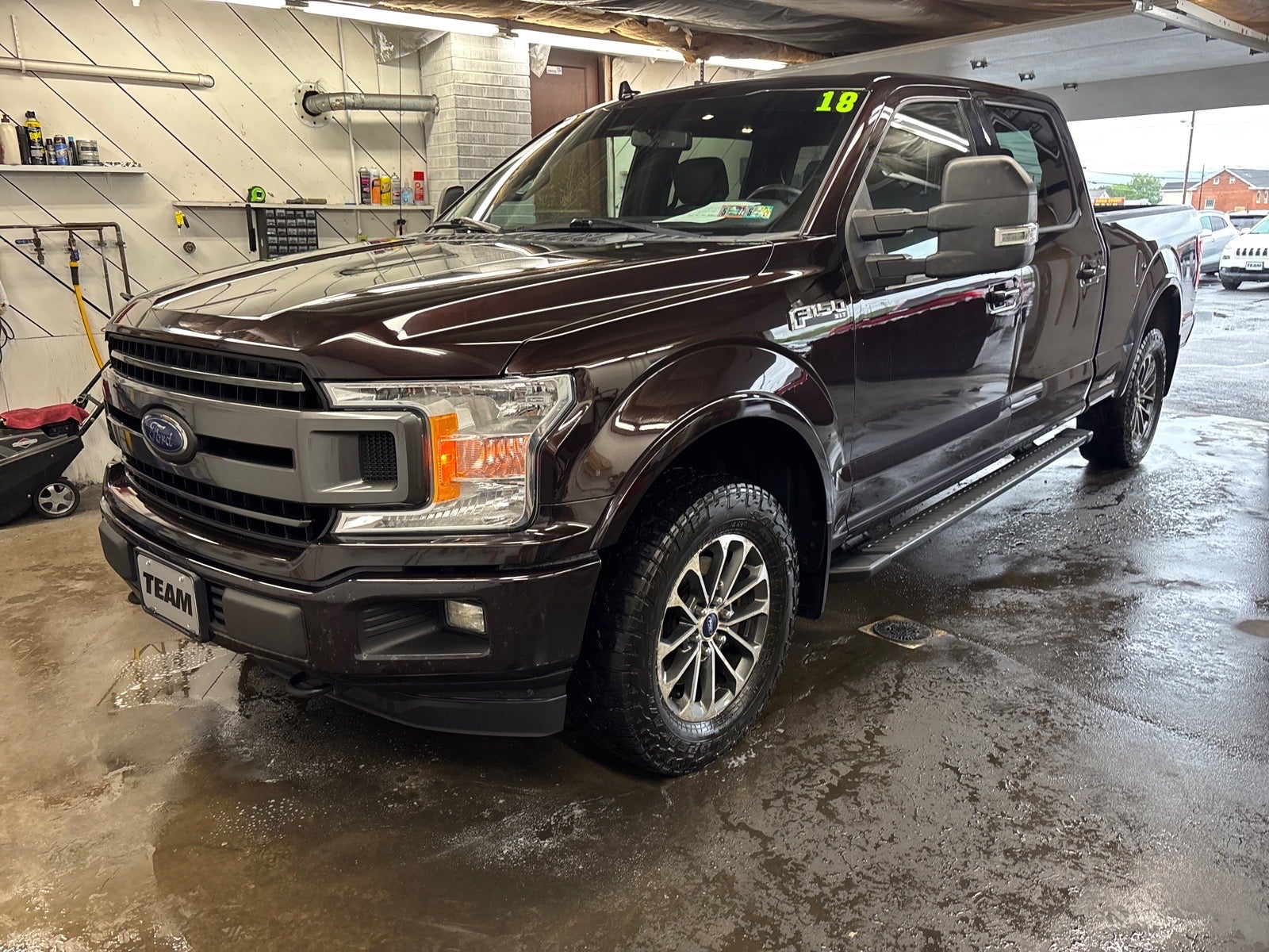 2018 Ford F-150 XLT in Red — front three-quarter view