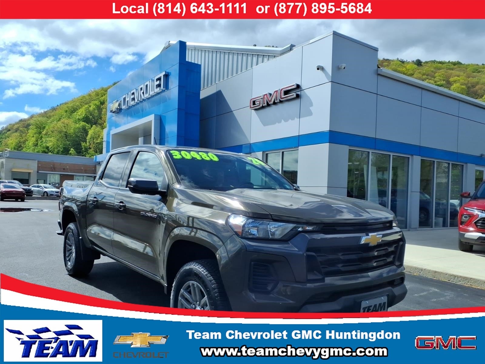 2024 Chevrolet Colorado LT in Harvest Bronze Metallic — front three-quarter view
