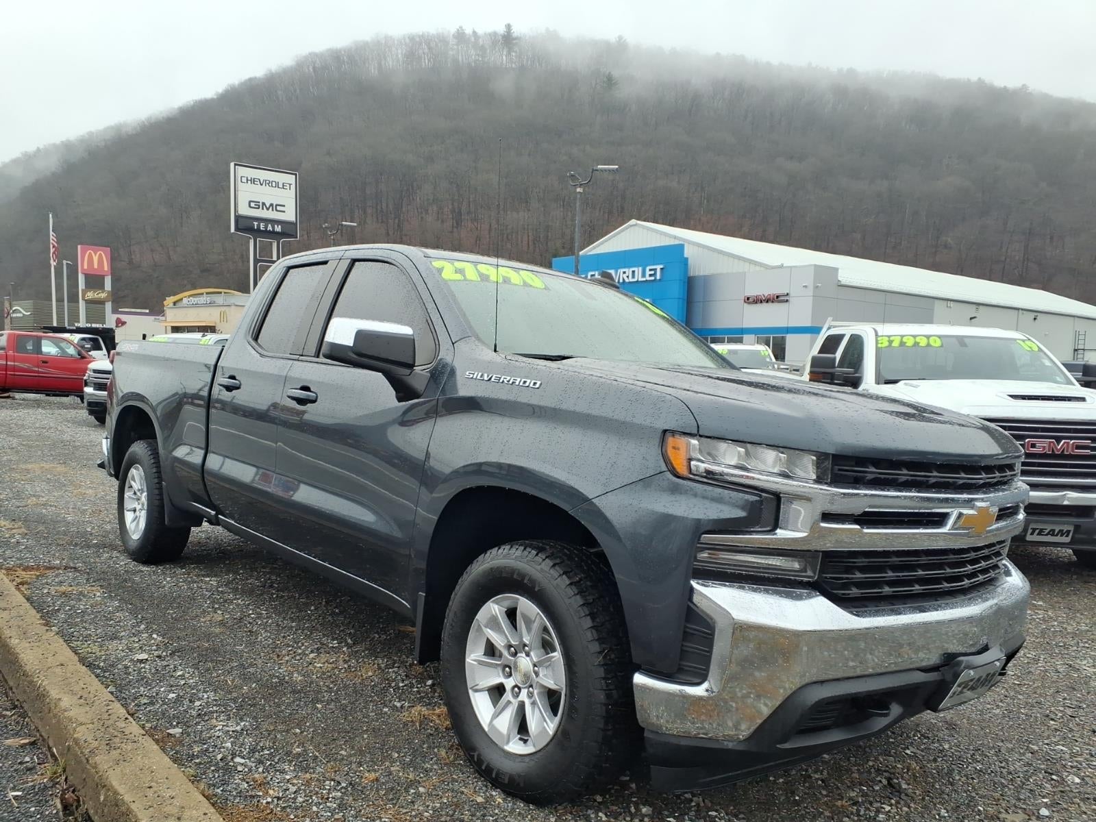 2020 Chevrolet Silverado 1500 LT in Shadow Gray Metallic — front three-quarter view