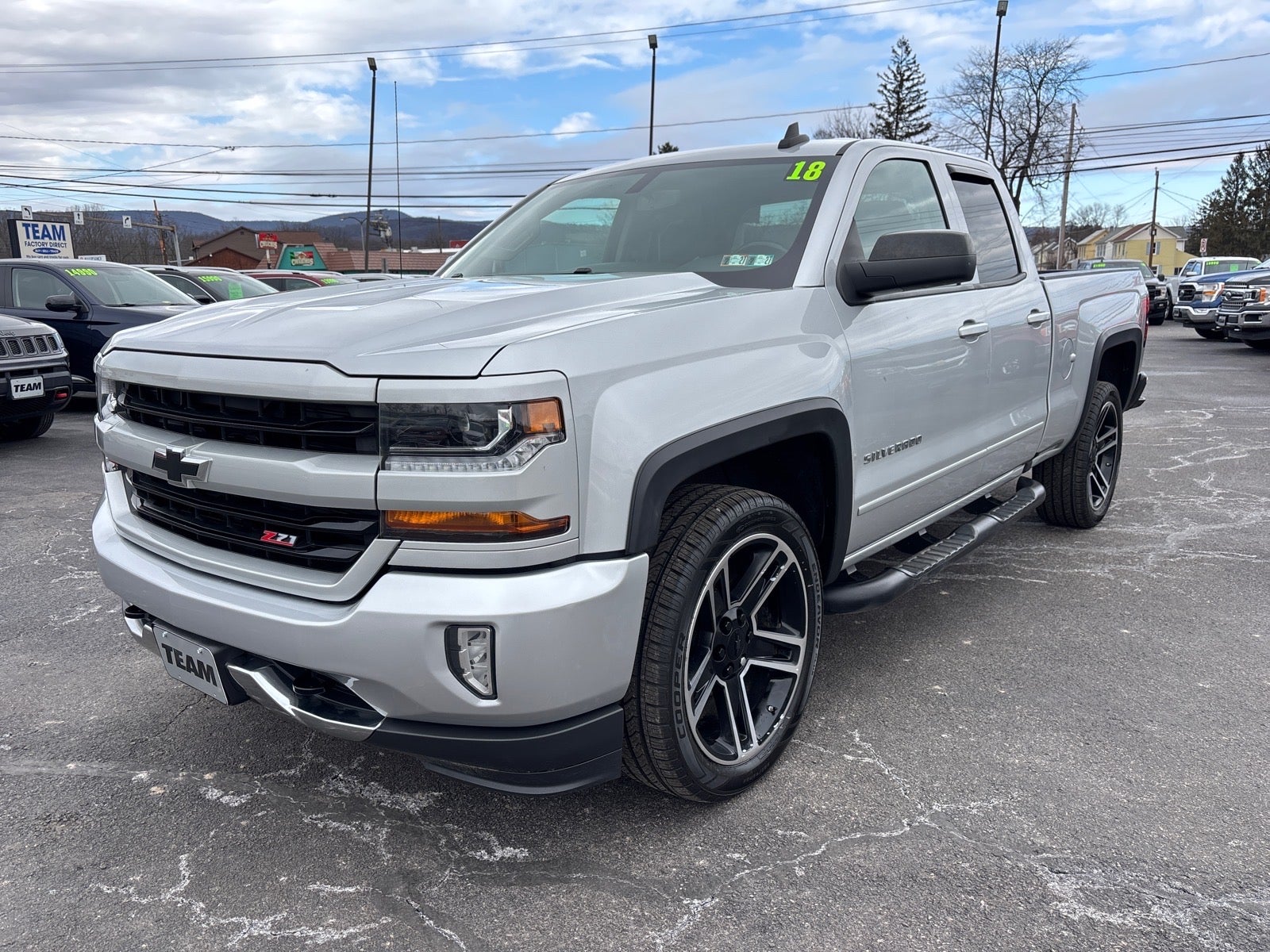 2018 Chevrolet Silverado 1500 — rear three-quarter view