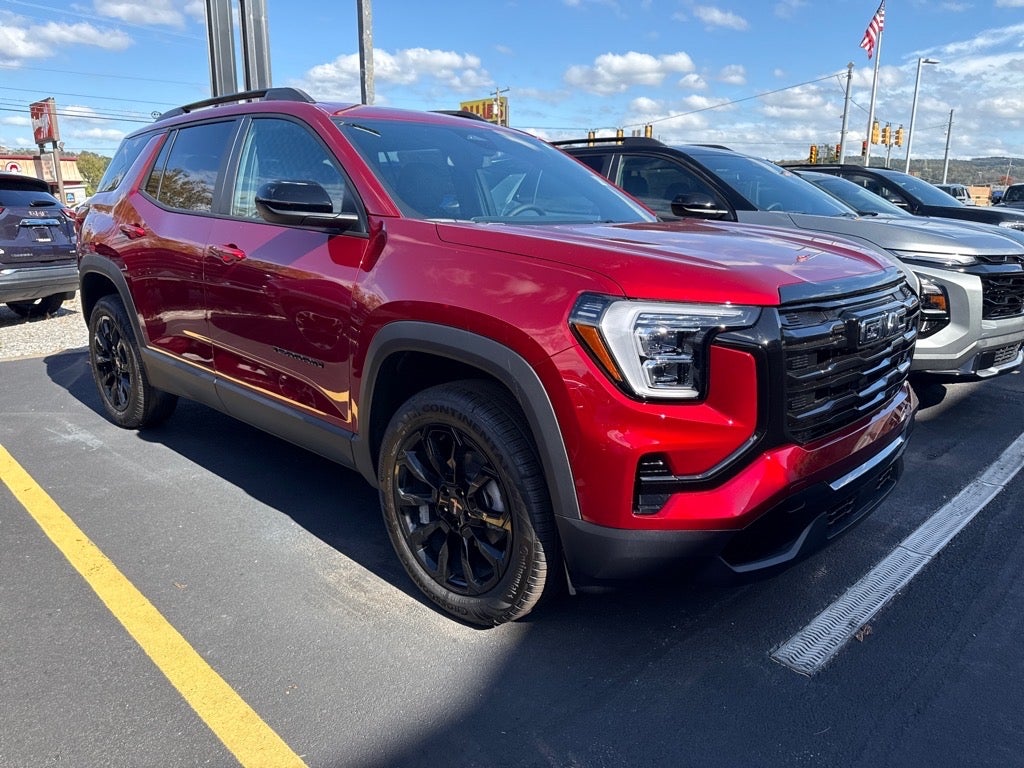 2026 GMC Terrain Elevation in Volcanic Red Tintcoat — front three-quarter view