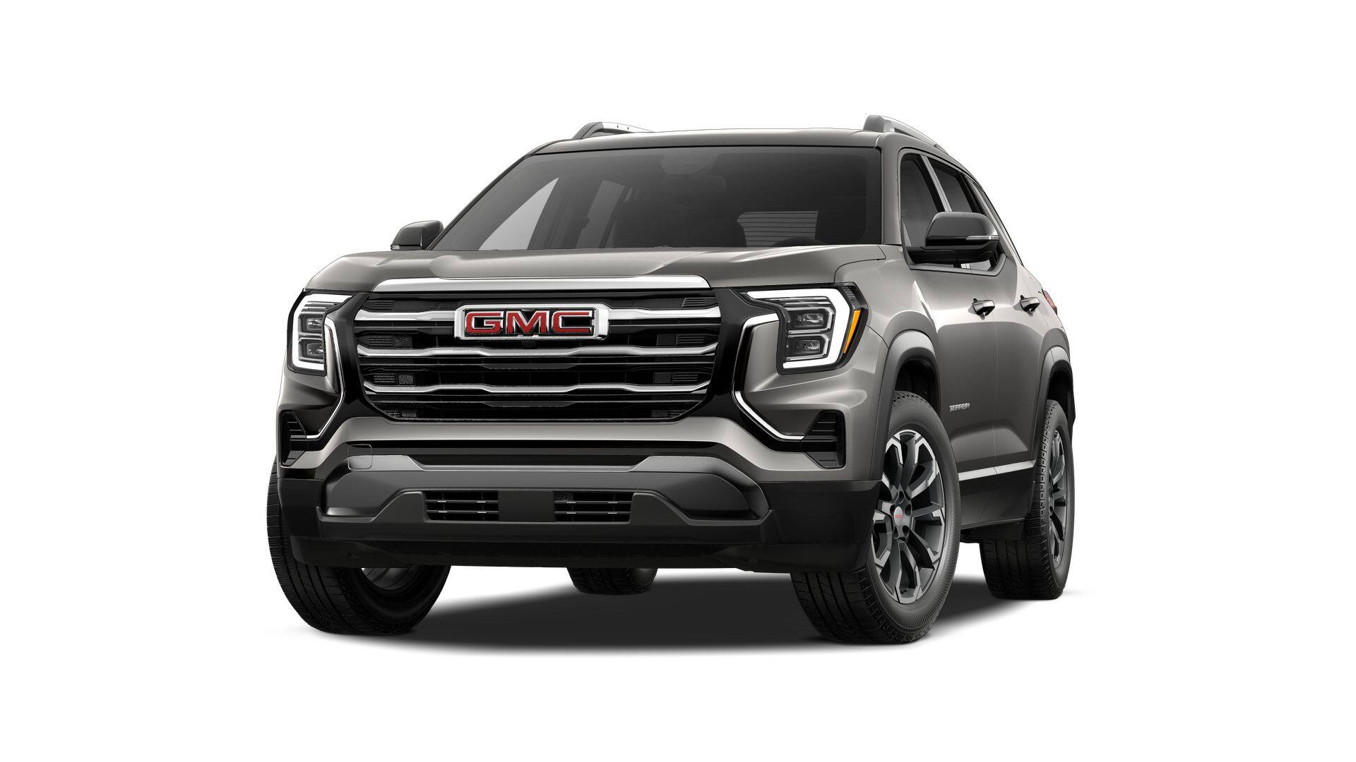 2027 GMC Terrain AWD Elevation in Sterling Metallic — front three-quarter view