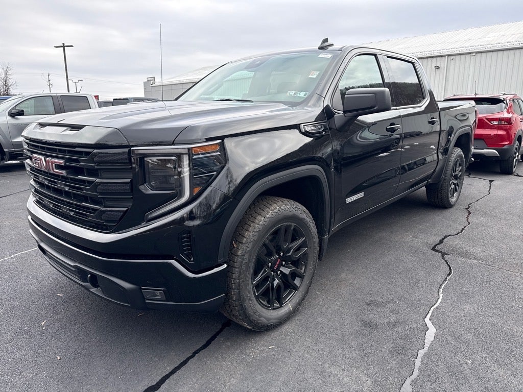2026 GMC Sierra 1500 Elevation in Onyx Black — front three-quarter view